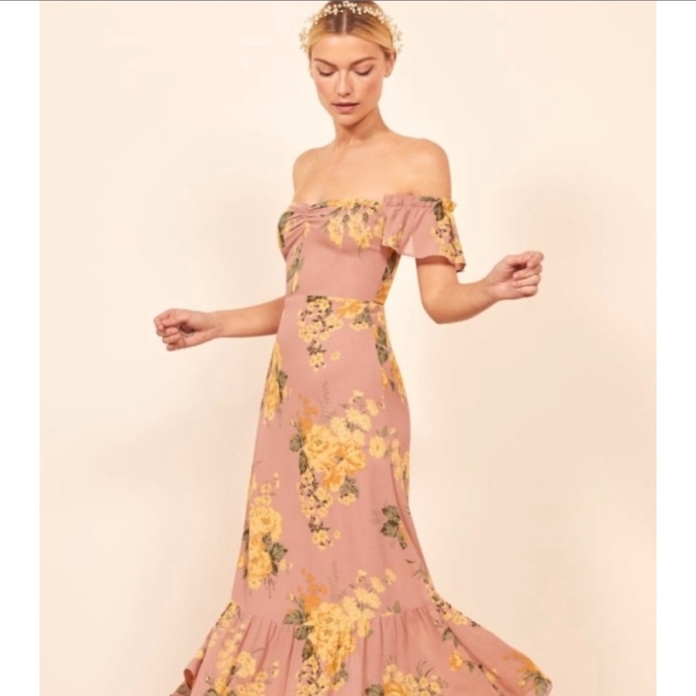 Reformation Butterfly Dress Size 6 “Gwenyth”